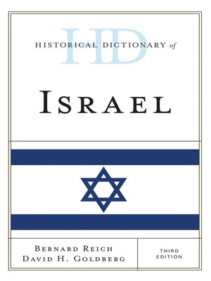 cover image of Historical Dictionary of Israel